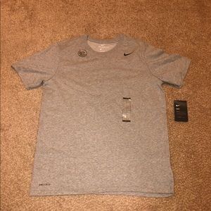 Men’s Nike Dri-Fit Cotton Tee - Gray - Large